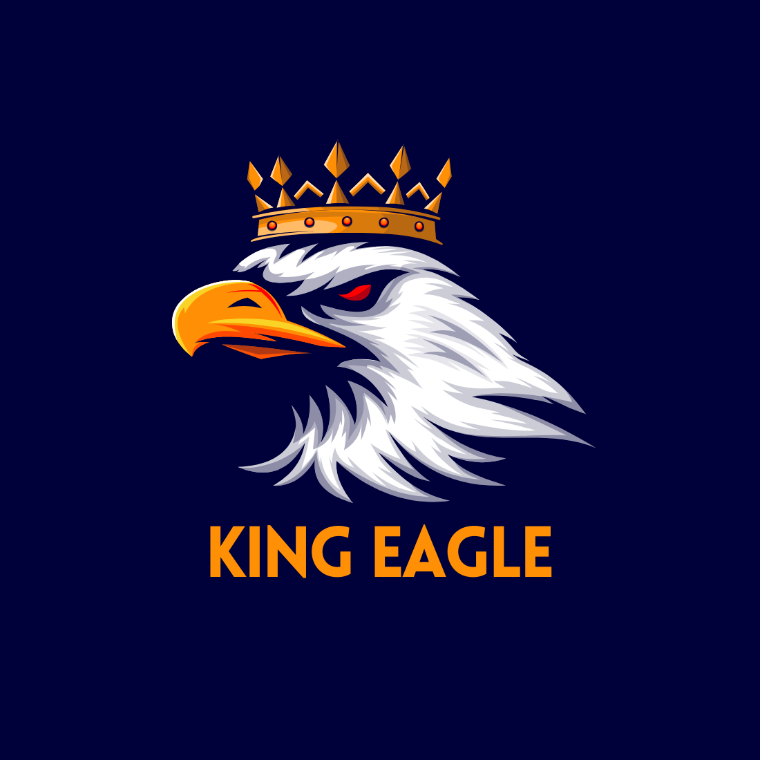 king bird logos preview image.