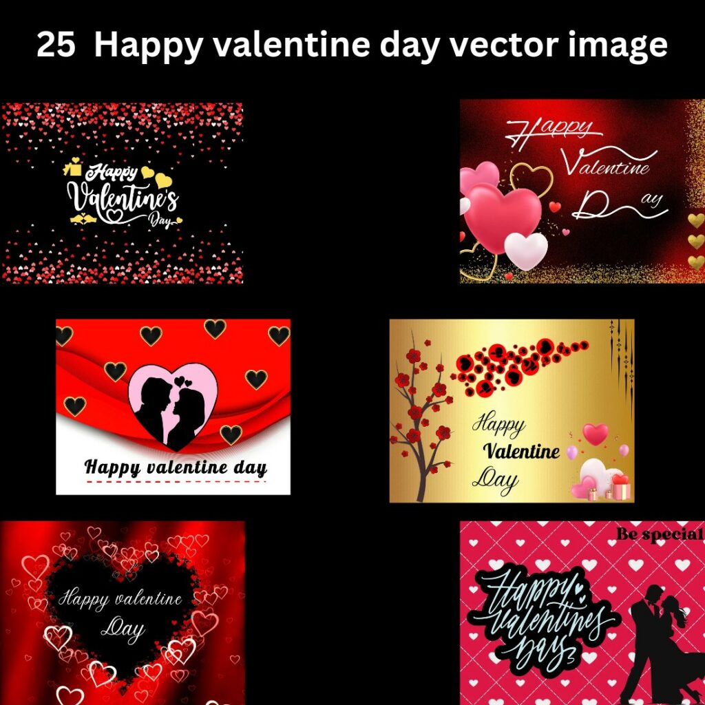 25 Happy valentine day vector image in png file - MasterBundles