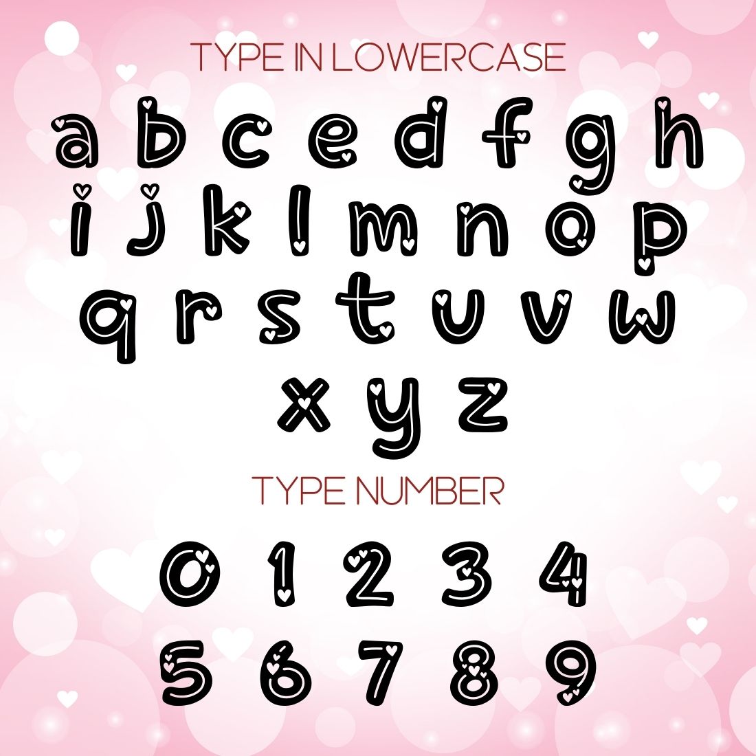 Valentine Heart - Display Font preview image.