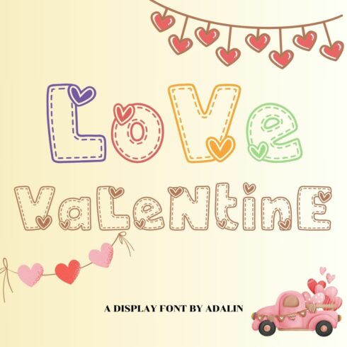 Love Valentine - Display Font cover image.