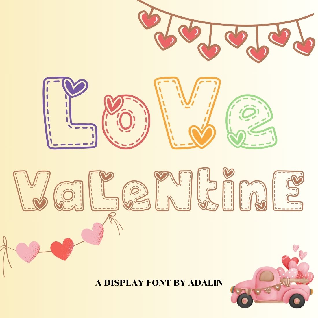 Love Valentine - Display Font cover image.