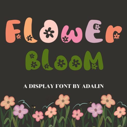 Flower Bloom - Display Font cover image.
