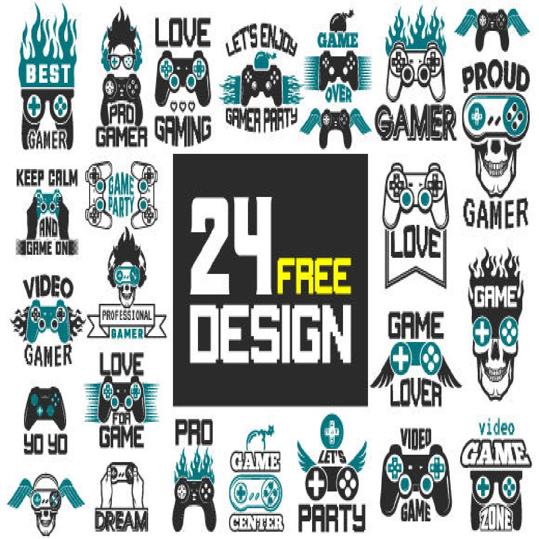 24 Designs Gaming Bundles preview image.