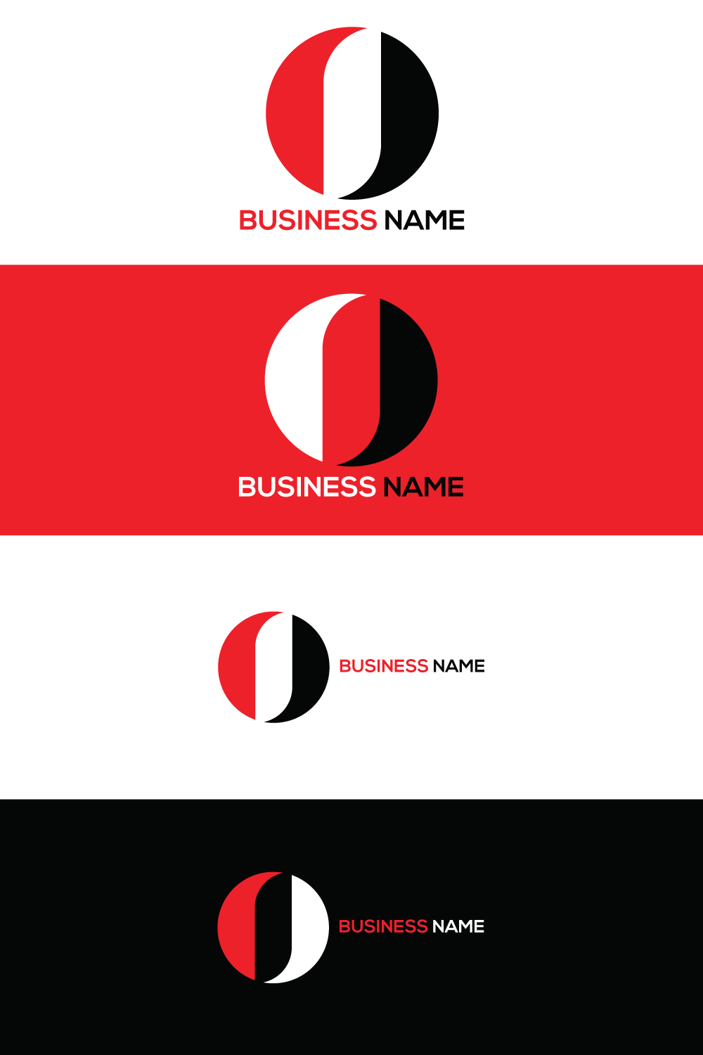 Stylish O letter logo template design pinterest preview image.