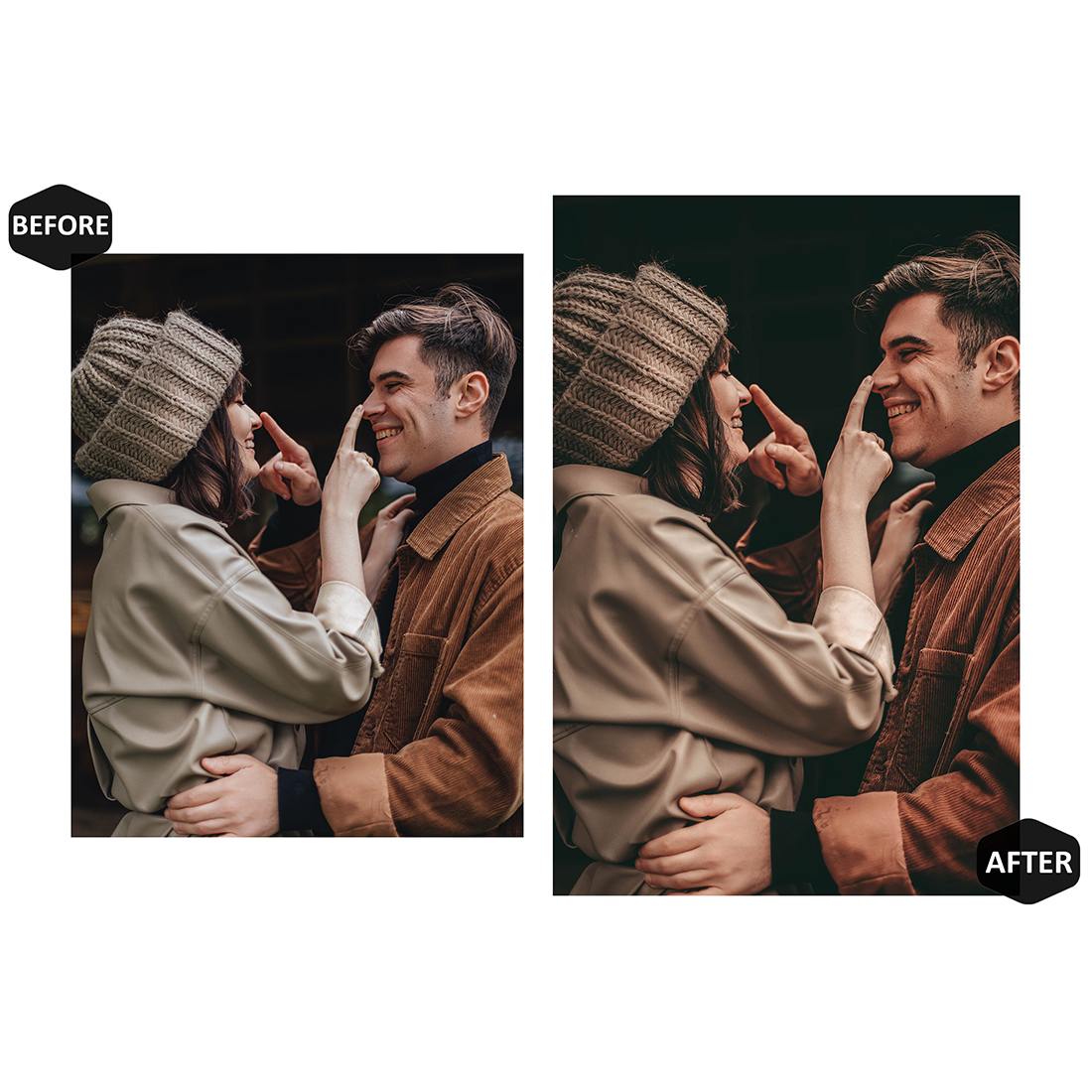 12 Lovely Season Lightroom Presets, Couple Wedding Mobile Preset, Moody Desktop LR Filter Lifestyle Theme For Blogger Portrait Instagram preview image.