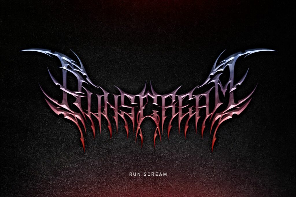 Heavy Metal Script Rpide Drawn | Heavy Metal Font - MasterBundles