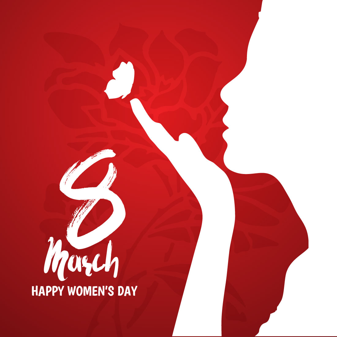 Womens day template preview image.