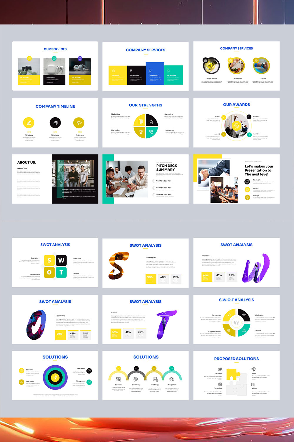 Perfect Proposal PowerPoint Presentation Template pinterest preview image.