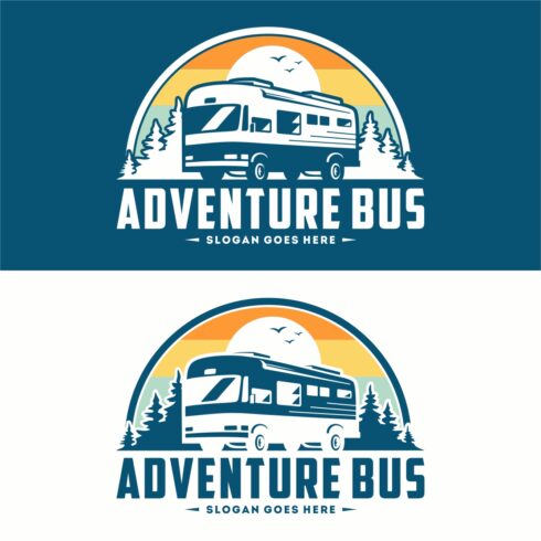 Adventure Bus logo design - only 8$ cover image.