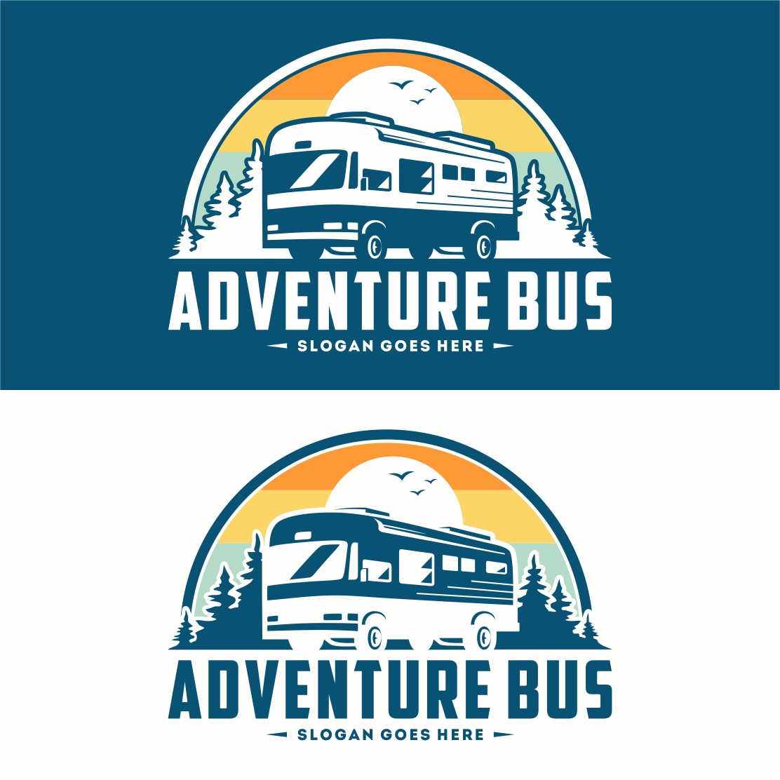 Adventure Bus logo design - only 8$ preview image.