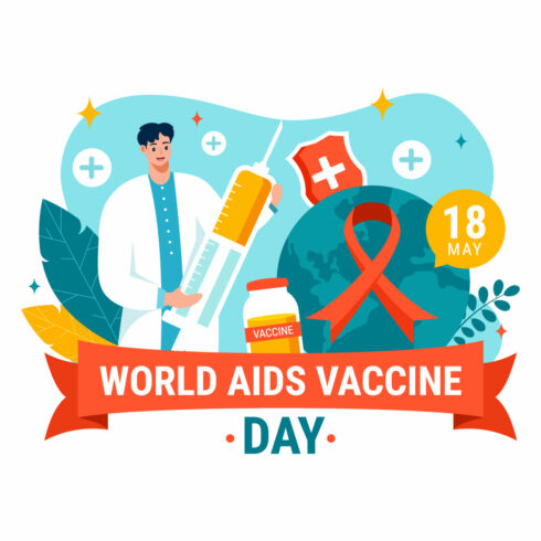 12 World Aids Vaccine Day Illustration cover image.