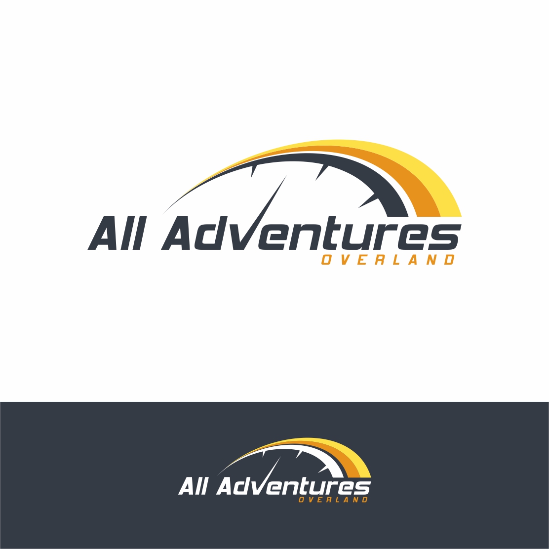 Speedometer logo design land adventure logo abstract symbol - only 5$ preview image.