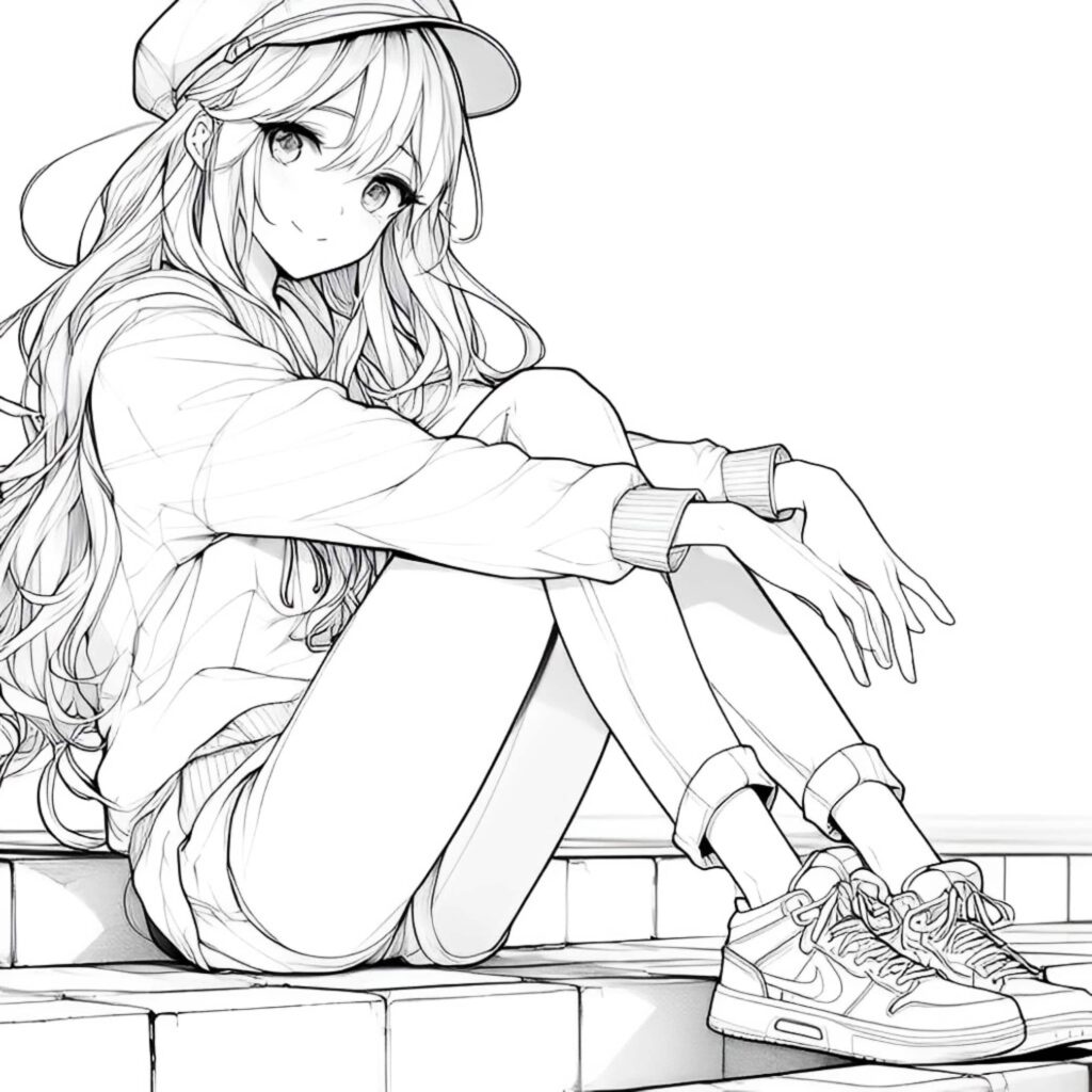 12 High Quality Anime Coloring Book Pages for just 8$ - MasterBundles