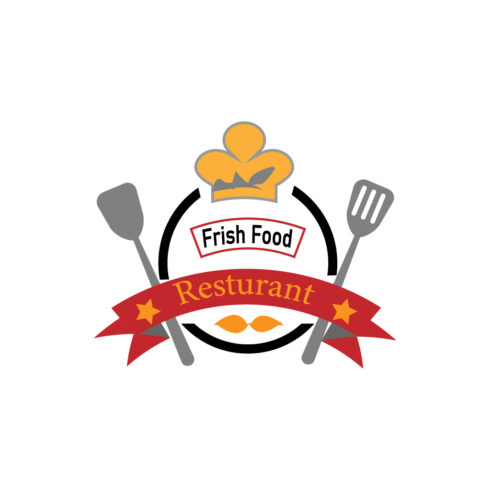 Unique Food Restaurant Logo Design cover image.