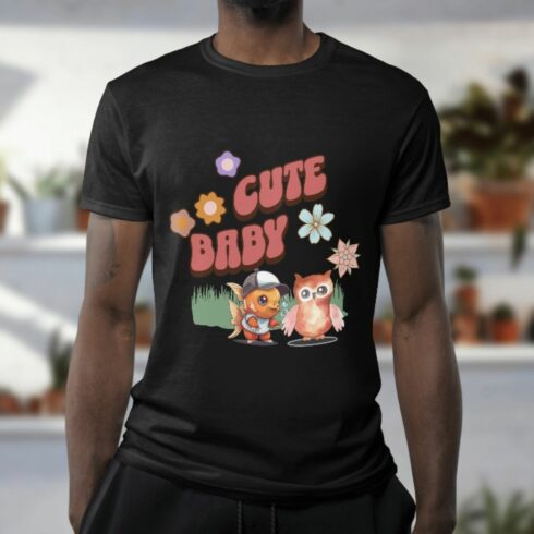 cute t-shirt design for you cover image.