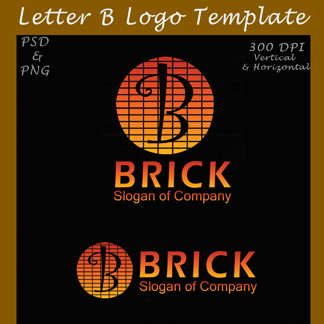 Classic & Beautiful Letter B Logo Template cover image.