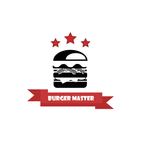 Logo for a burger shop or fast food bar cover image.