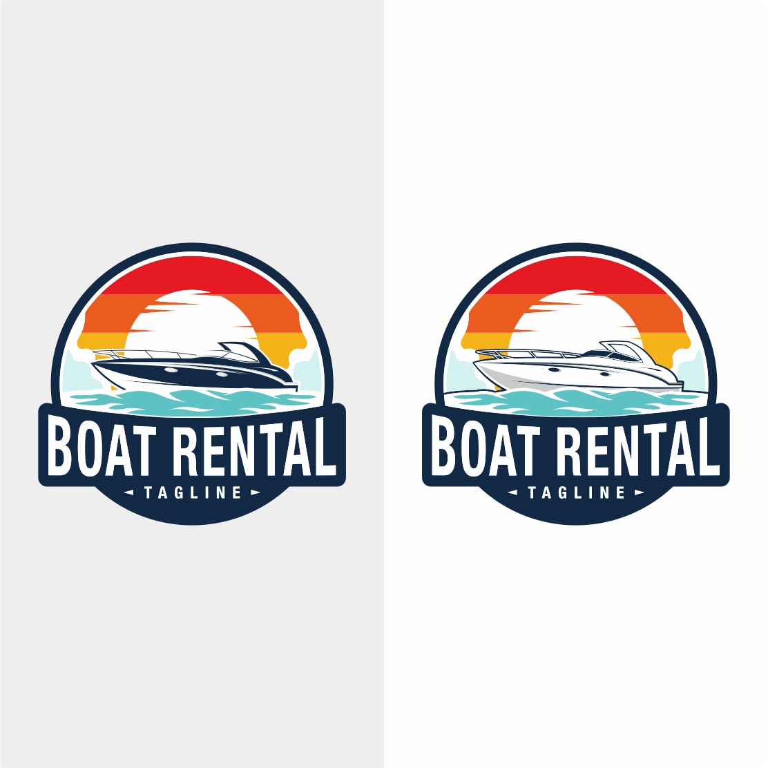 Boat Logo Design - only 10$ preview image.