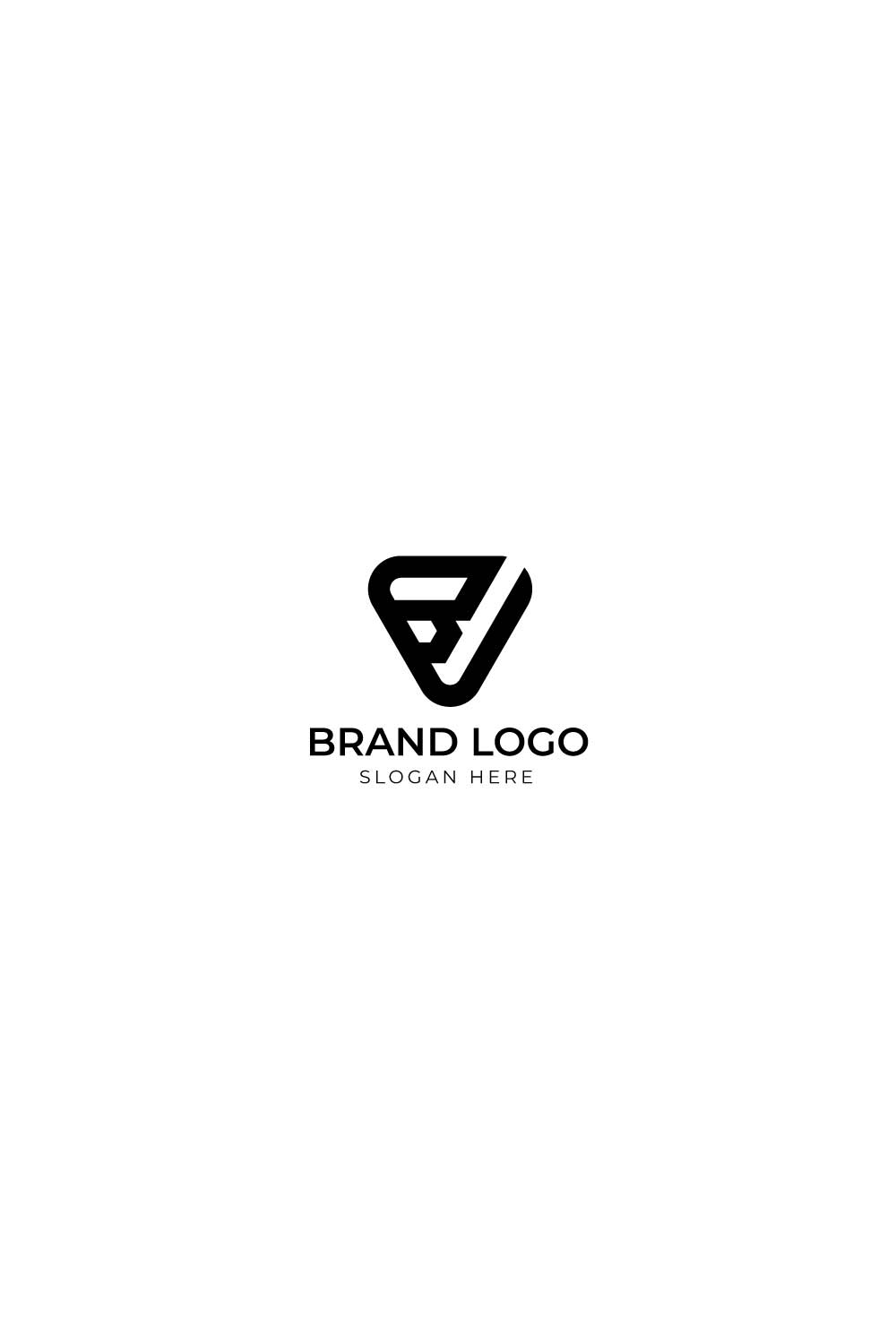 R Q icon logo design Q R elegant and Professional letter icon design pinterest preview image.