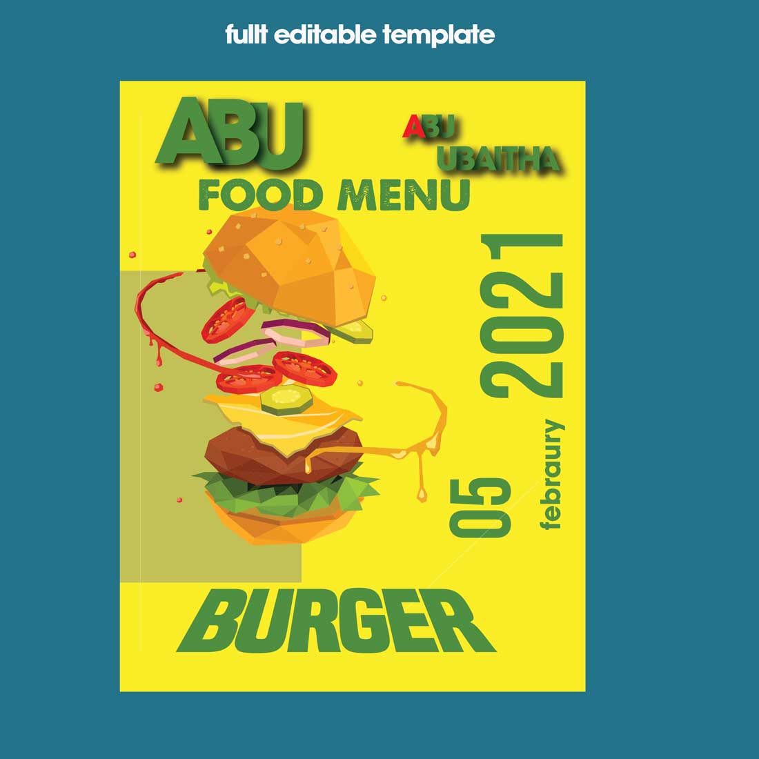 FOOD FLYER TEMPLATE preview image.