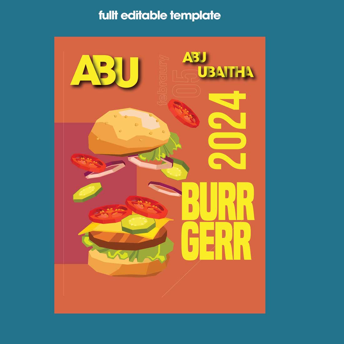 burger flyer 2 3 220