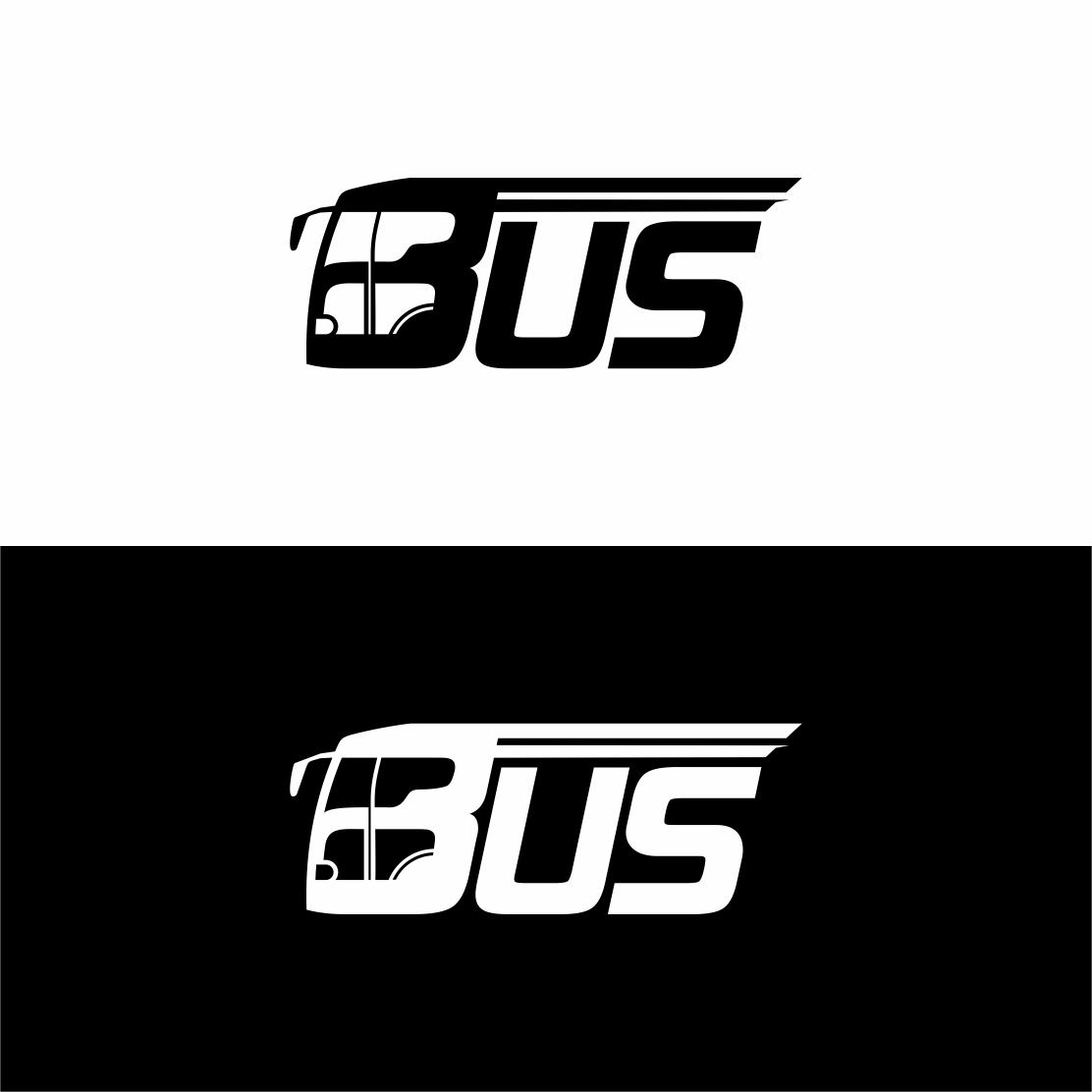 Bus logo template with the letter ``B'' combined into the head of the bus - only 8$ preview image.