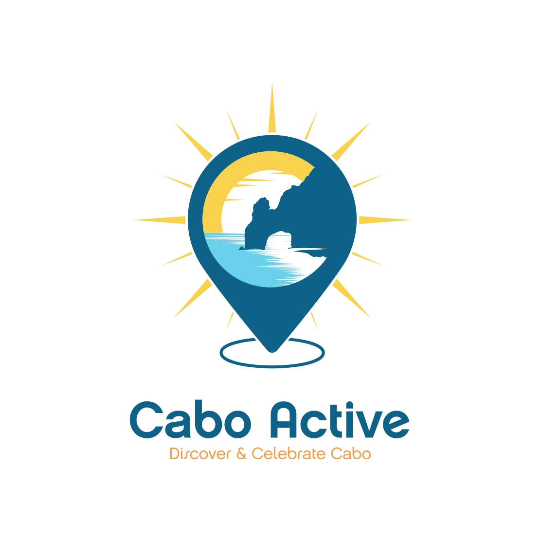 Cabo San Lucas logo design with pin - only 5$ cover image.