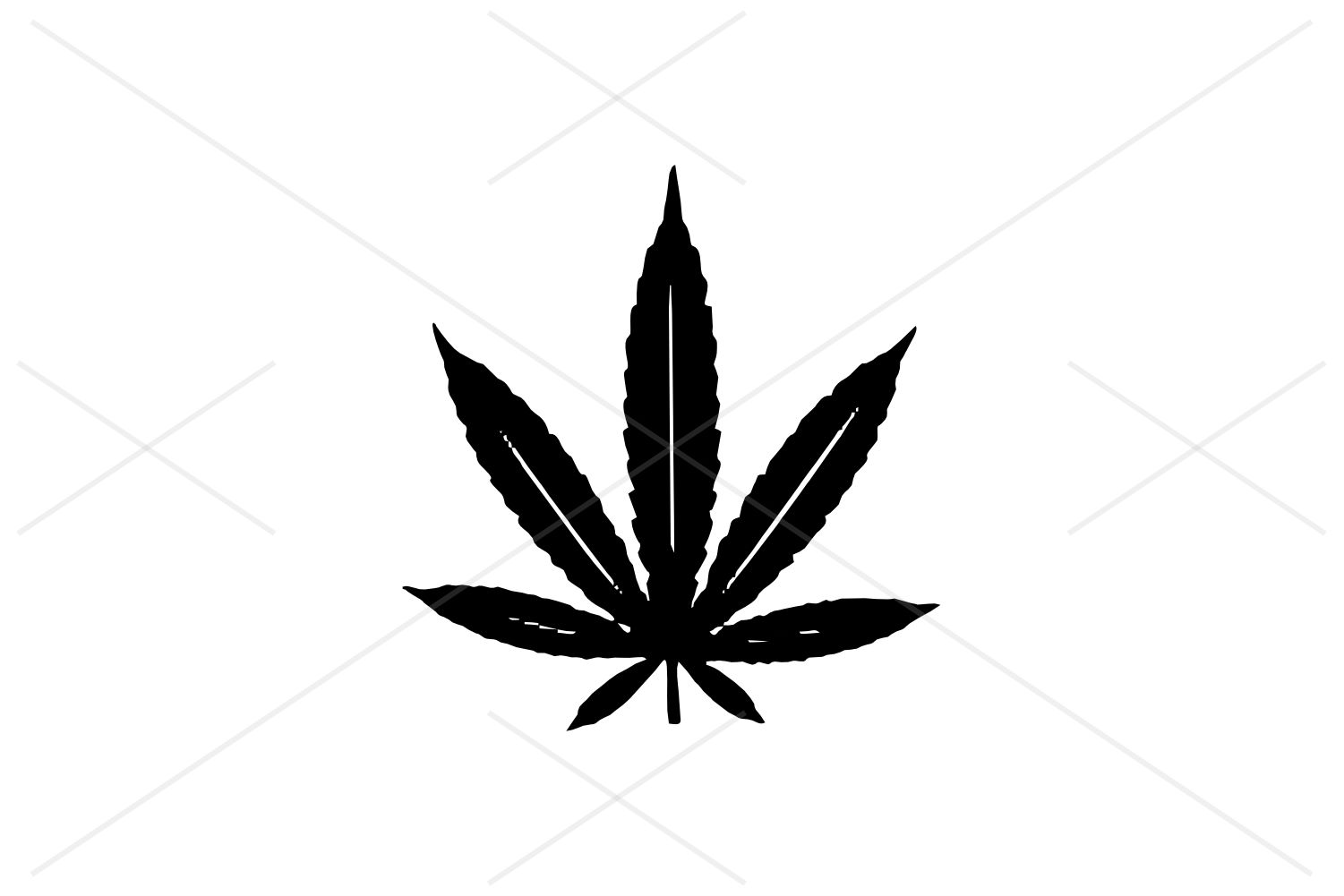 Cannabis Leaf Logo pinterest preview image.
