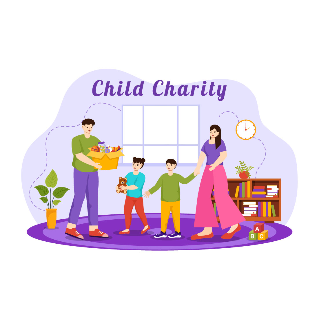12 Child Charity Illustration cover image.