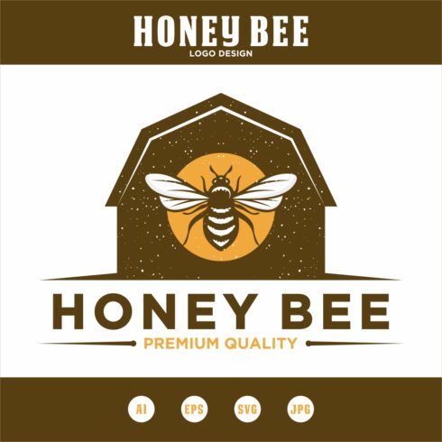 Honey Bee logo design - only 7$ cover image.