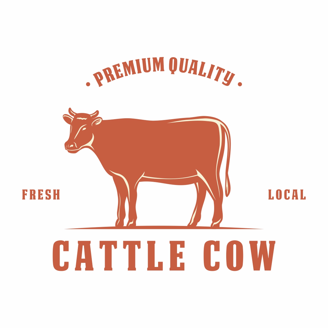 Cattle Farm logo design collection - only 5$ preview image.