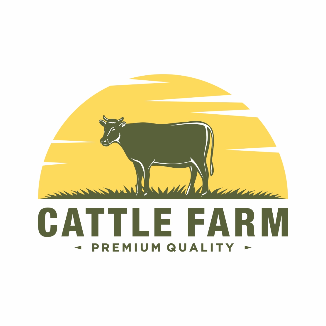 Cattle Farm logo design - only 5$ preview image.