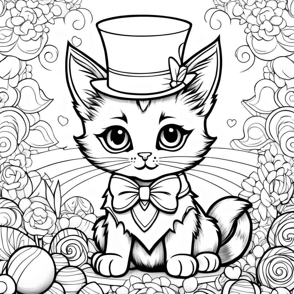 Children Animal and Cartoon Character Coloring Pages
