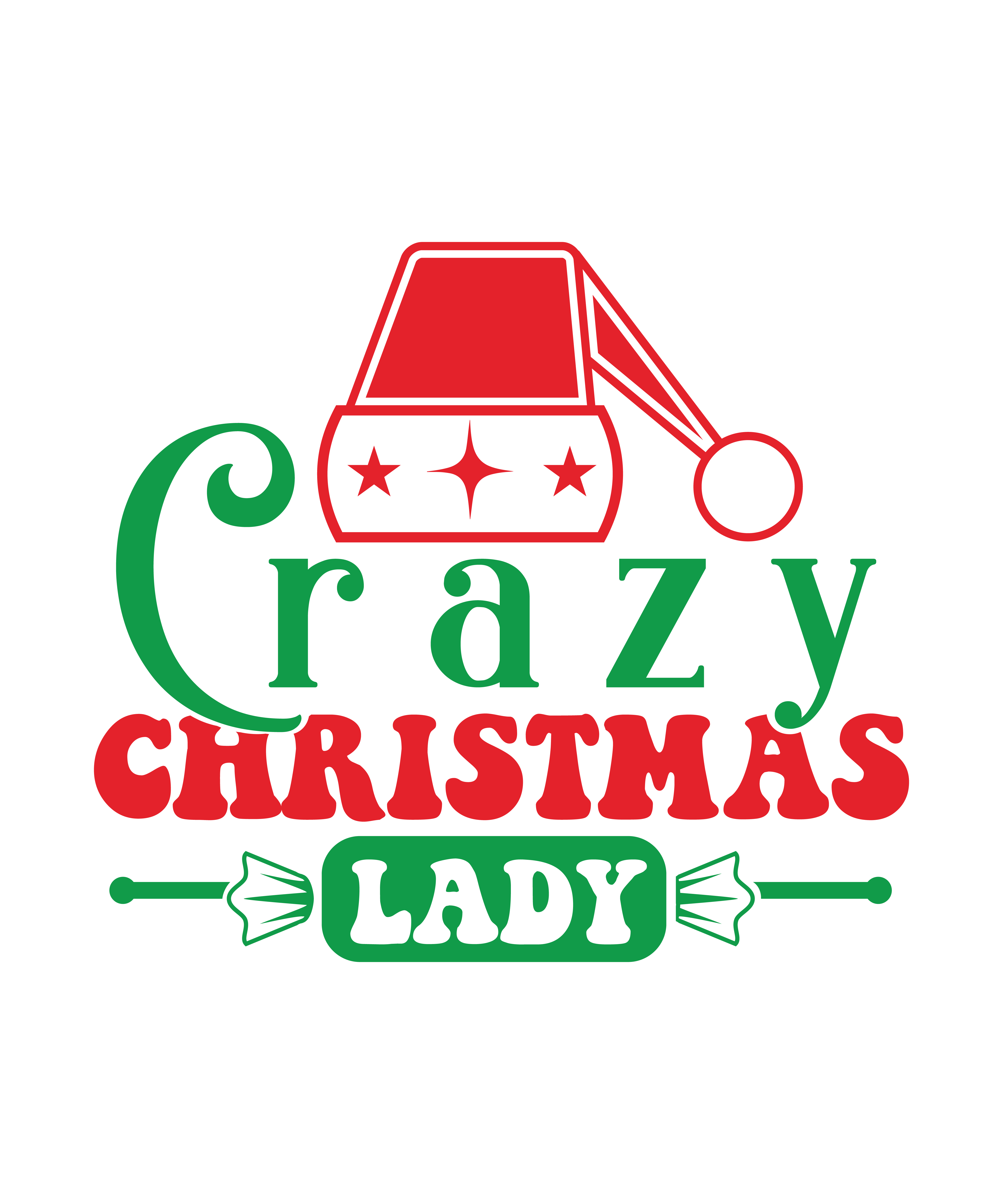 crazy christmas lady 01 203