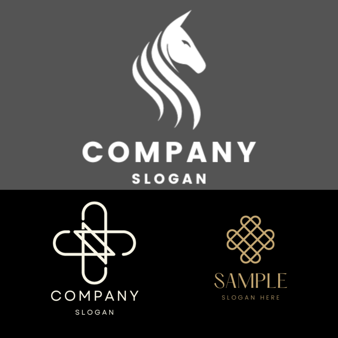 Professional and Minimalist Logos for 1$ cover image.