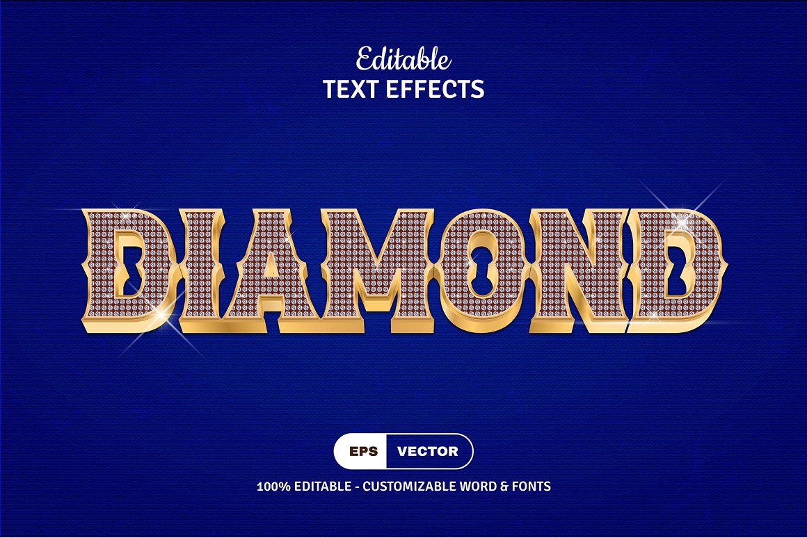 diamond text effects 02 604