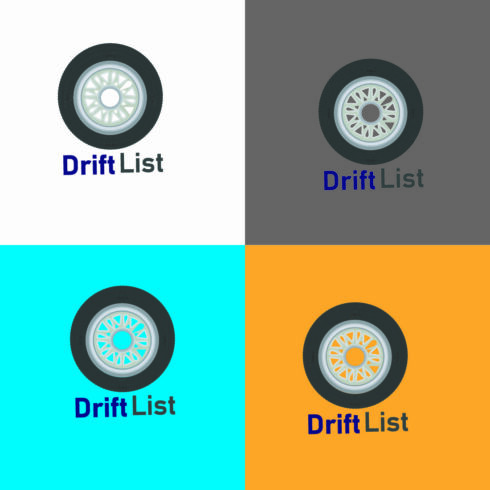 Drift List logo, cover image.