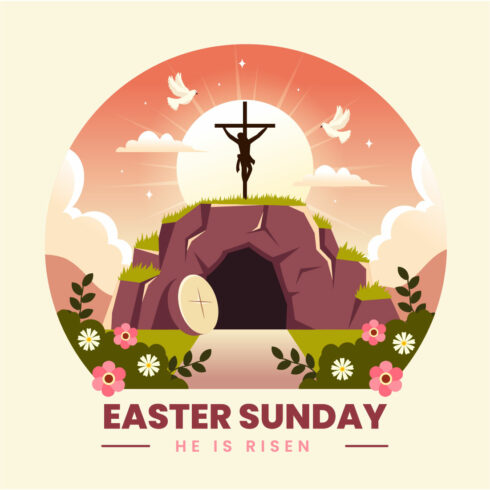 12 Easter Sunday Illustration cover image.