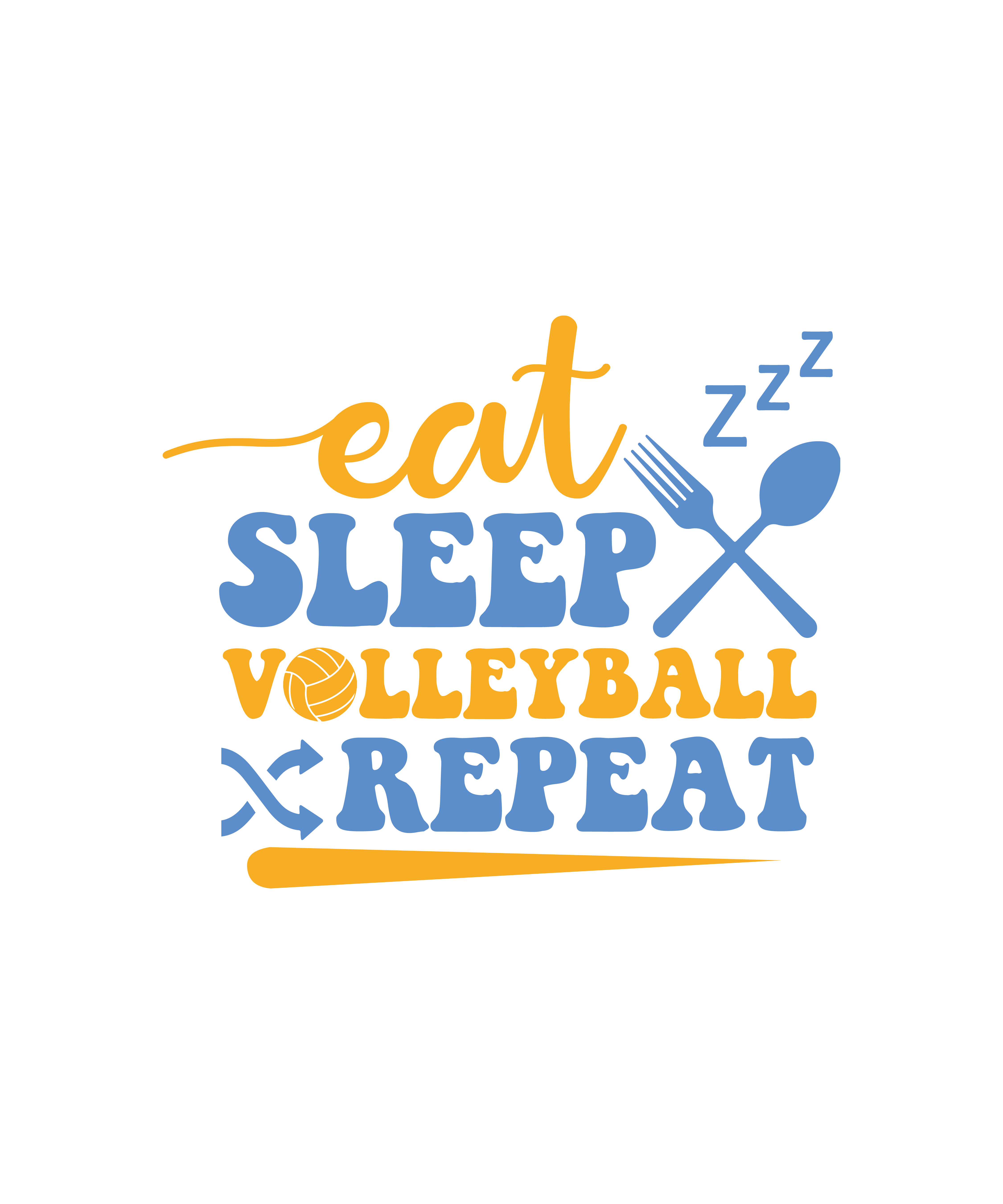 eat sleep volleyball repeat 01 884