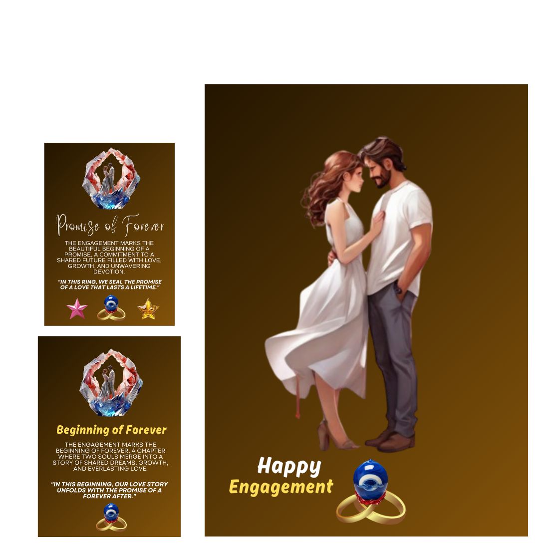 ENGAGEMENT TEMPLATE FAMOUS IN WEDDING PURPOSE AND LOVE preview image.