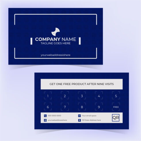 Loyalty Business Card Template cover image.