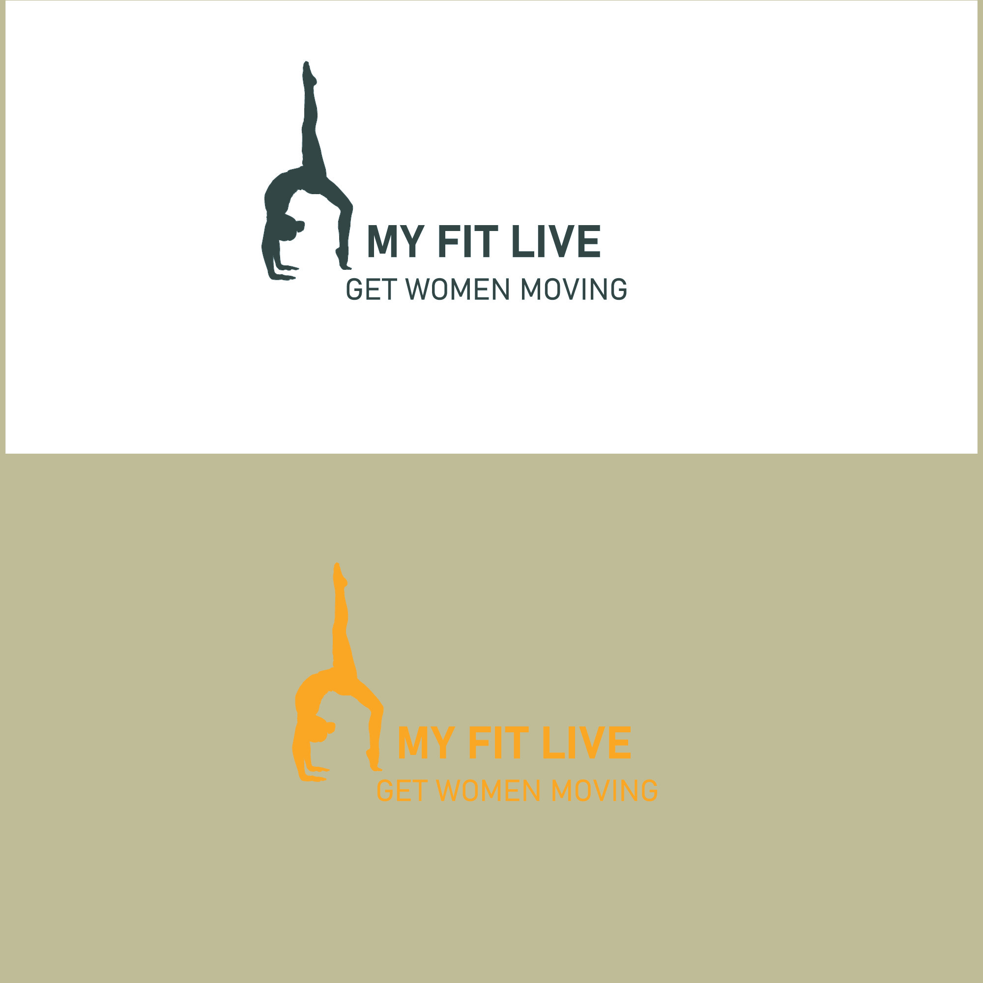 fitness logo, fitness women logo, exercise logo, cover image.