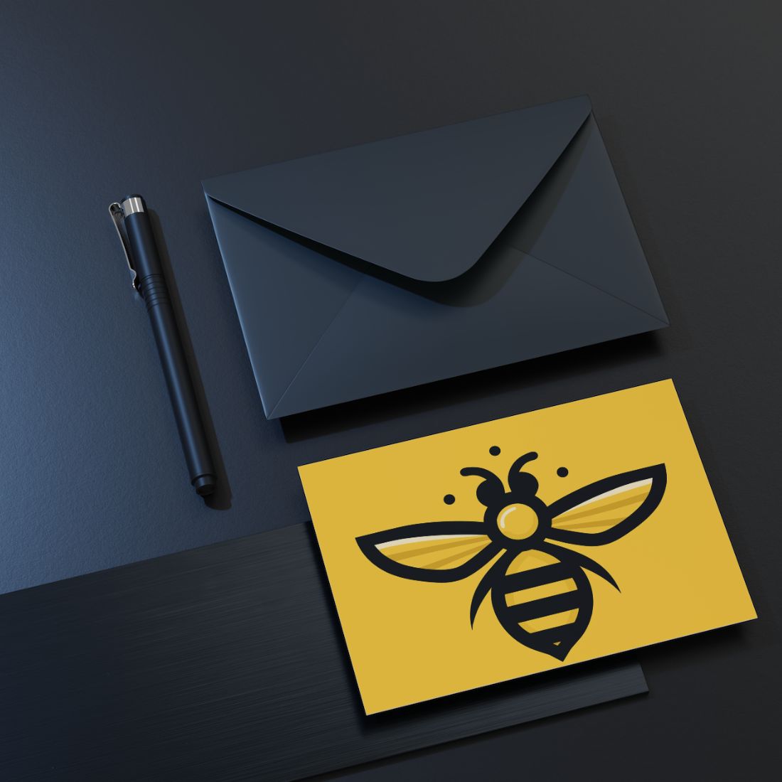honeybee logo template preview 4 544