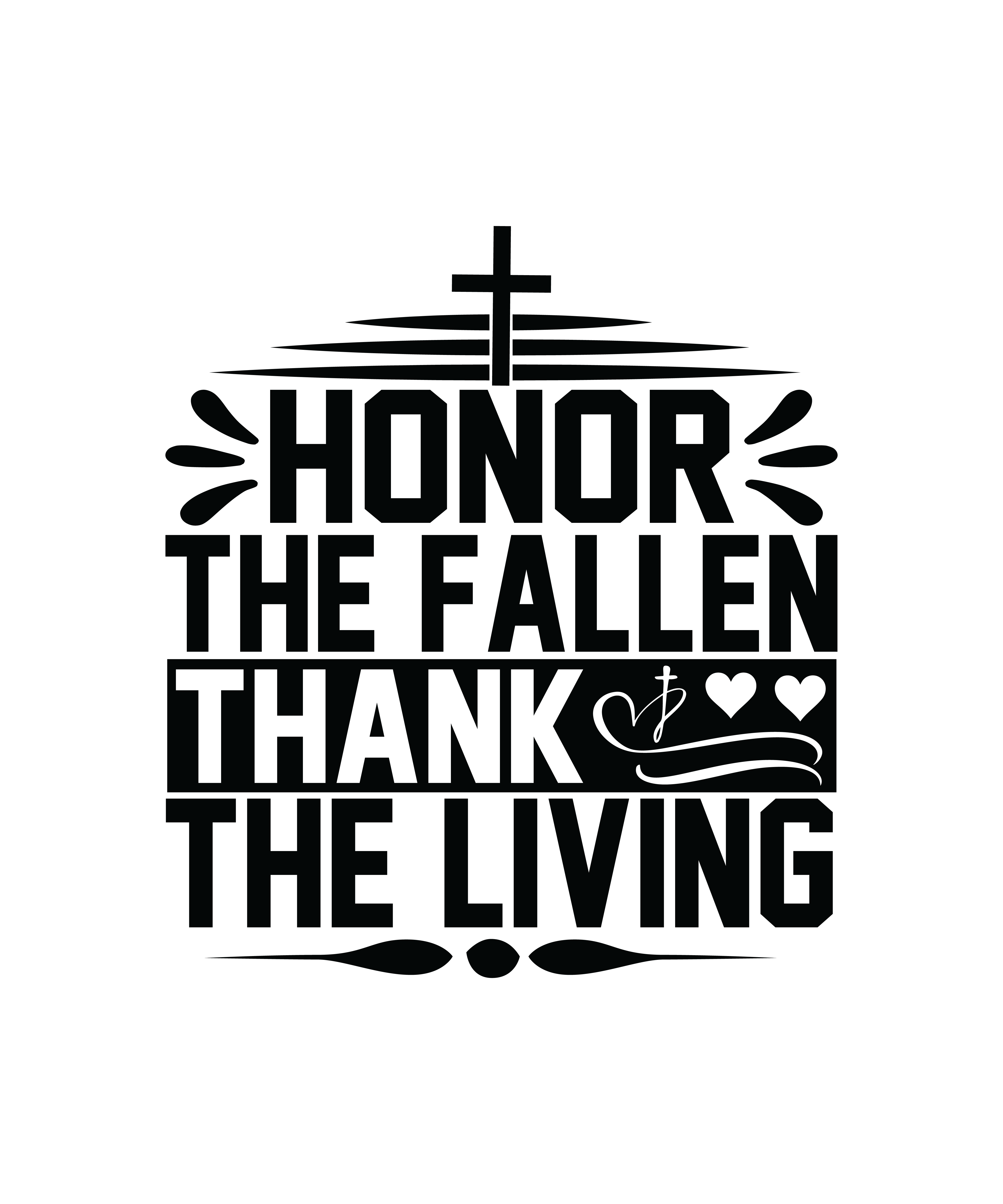 honor the fallen thank the living 01 779