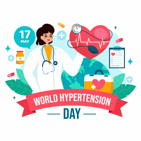 12 World Hypertension Day Illustration cover image.
