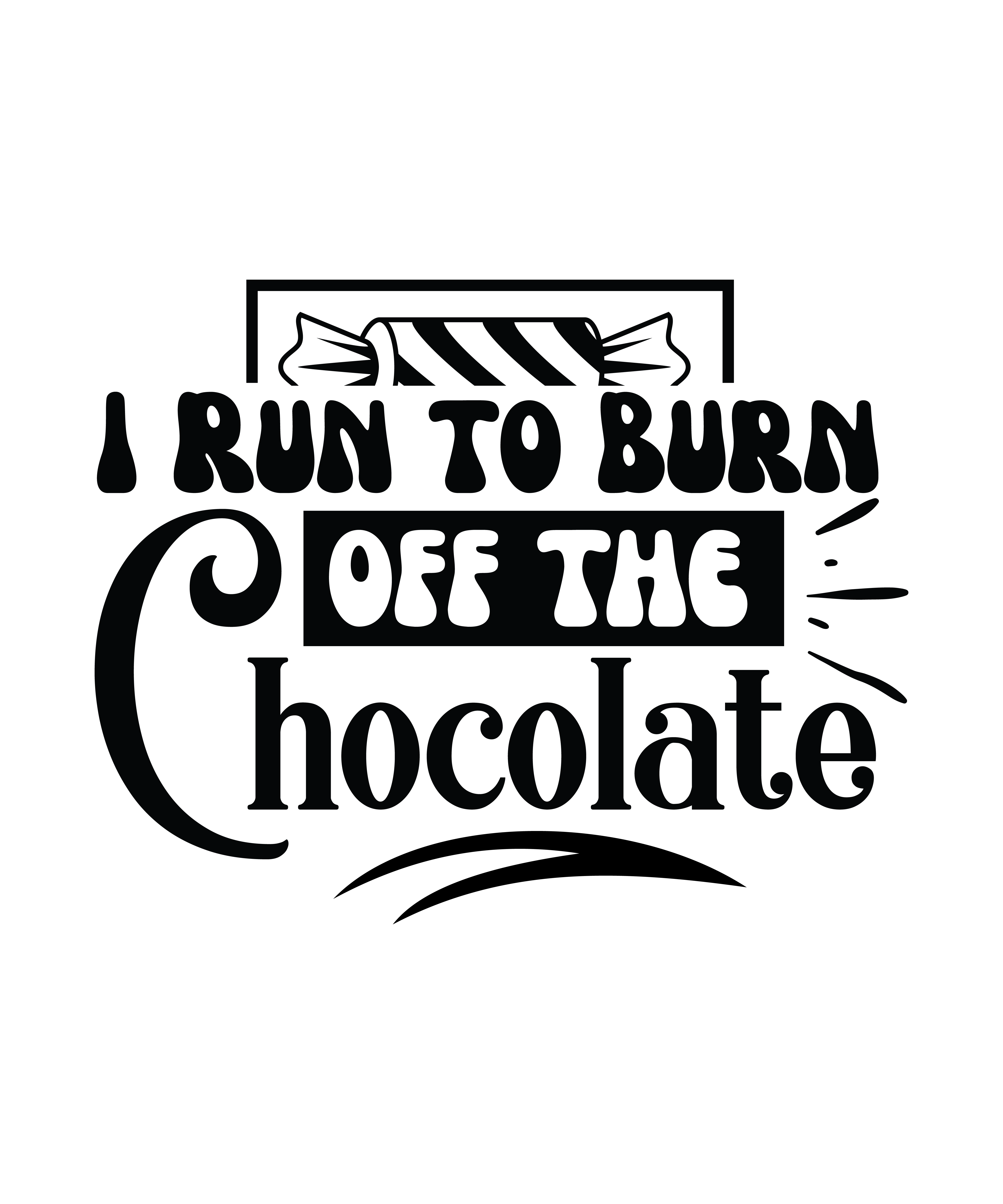 i run to burn off the chocolate 01 895