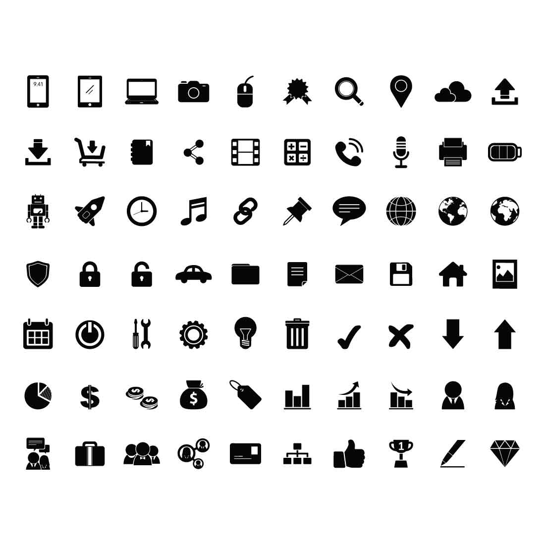 Icons , All vector Icon cover image.