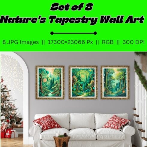 Nature's Tapestry: Enchanting Wall Art Celebrating Earth's Beauty cover image.