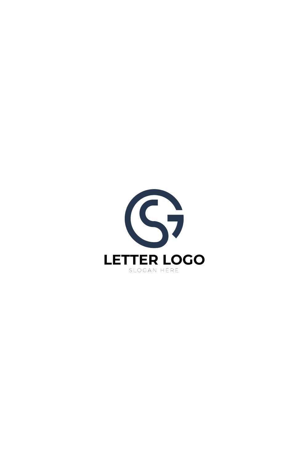 Abstract letter JK logo design pinterest preview image.