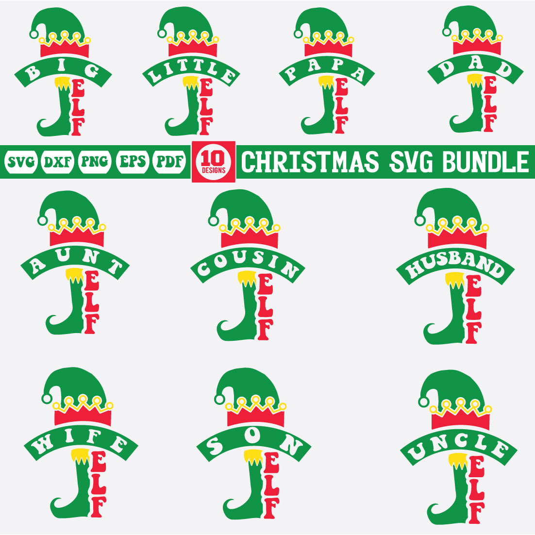 christmas Svg Bundle Vol-7 preview image.